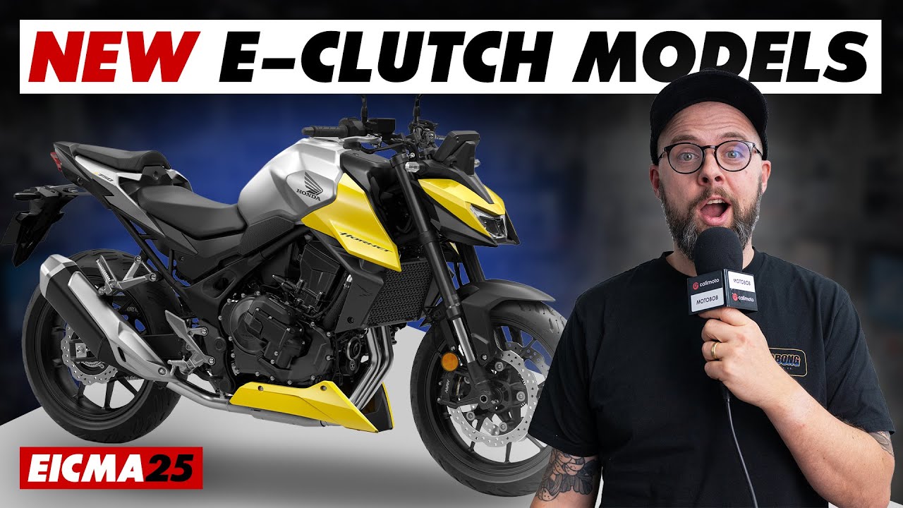 Новые модели Honda E-Clutch 2026 года представлены на выставке EICMA: Transalp, CB750 Hornet, 500s!