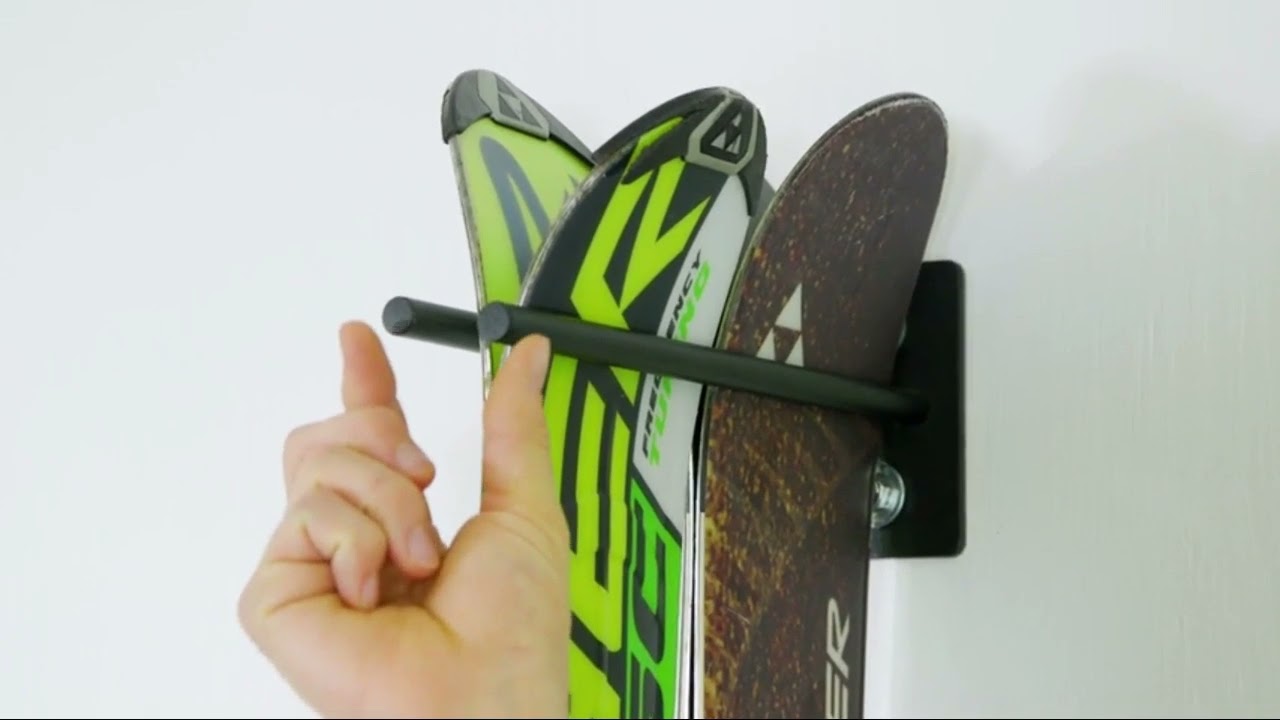 TOP 10: Best Ski Wall Storage Rack 2021 | Holds 8 Pairs, Steel Home and Garage