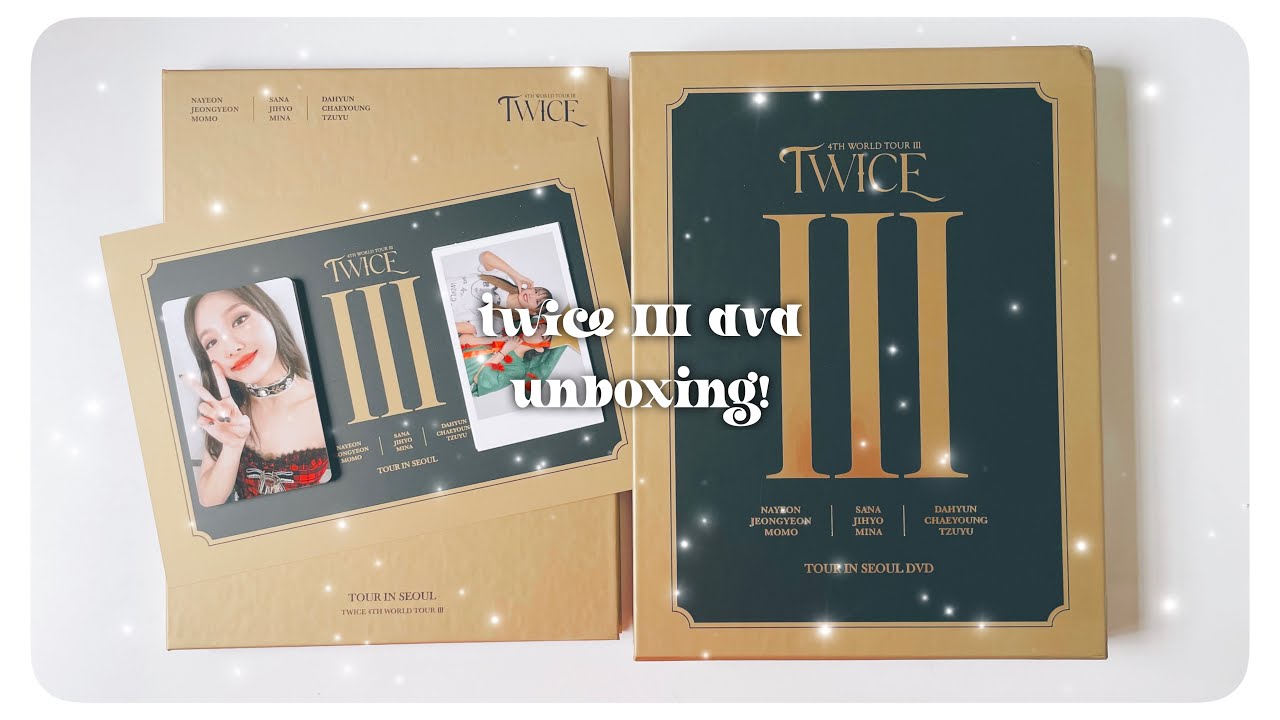 ✰ TWICE III DVD UNBOXING! ✰