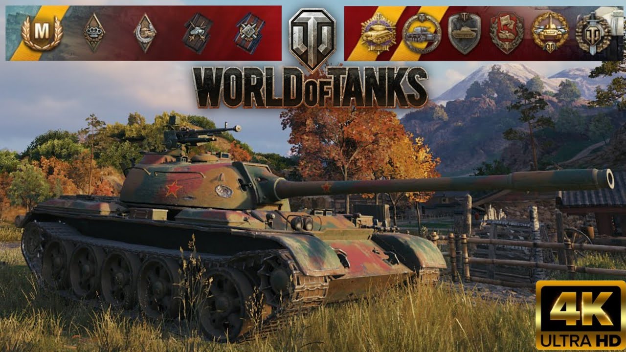 Type 59 - Empire's Border map - 10 Kills - 5,9K Damage Kolobanov World of Tanks