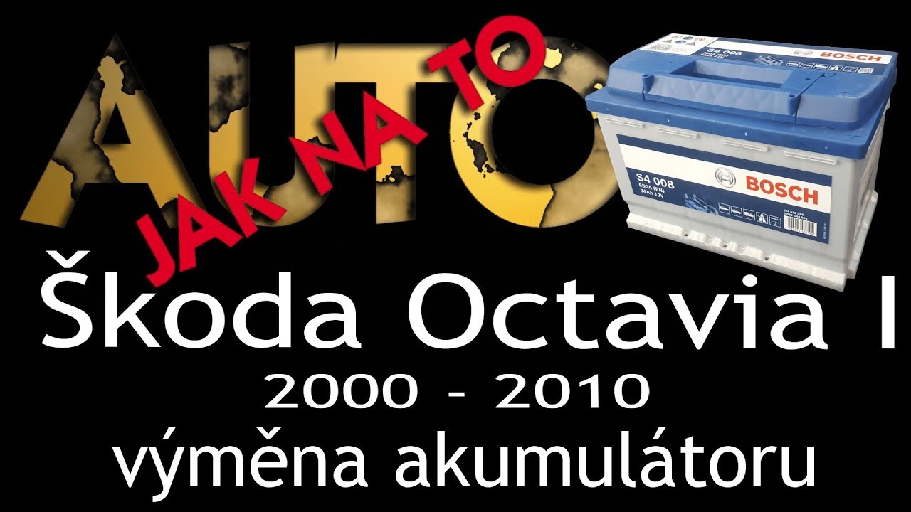 Škoda Octavia I - výměna akumulátoru