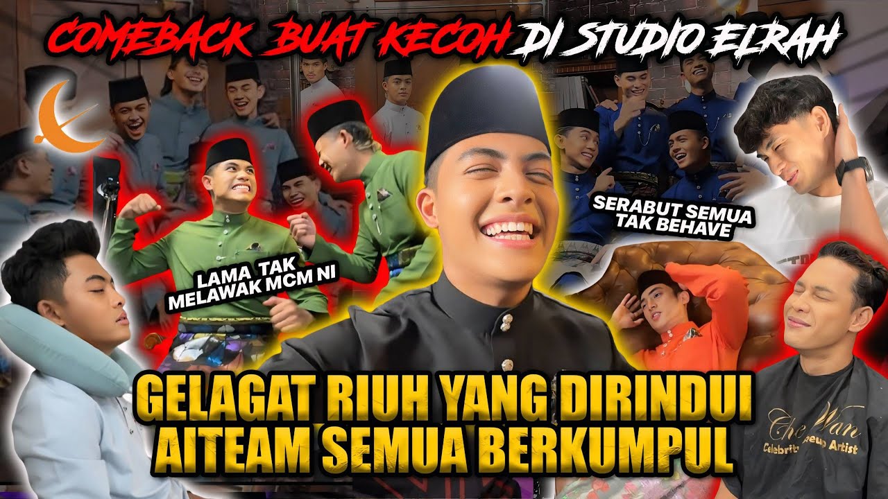 VLOG TERJAH GELAGAT RANDOM AITEAM BUAT KECOH!!! KUMPULKAN SEMUA AITEAM UBATI RINDU?!
