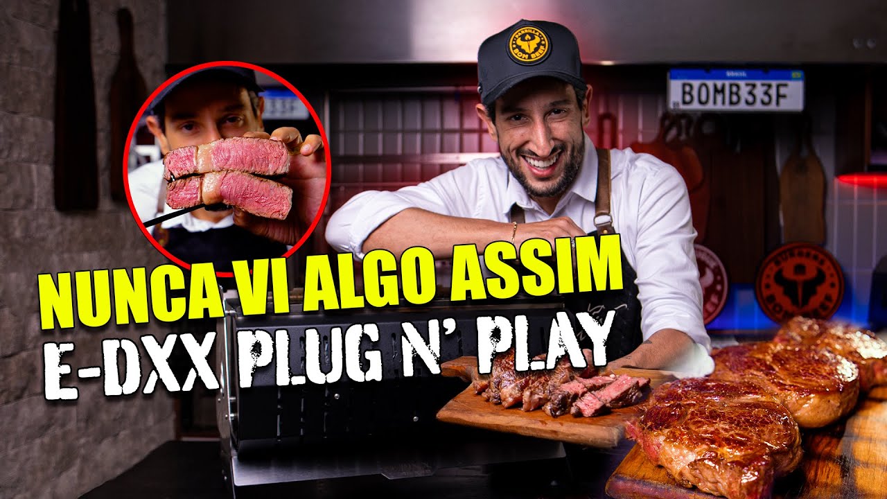 Testei a Nova Churrasqueira Elétrica da Dinoxx | Netão Bom Beef