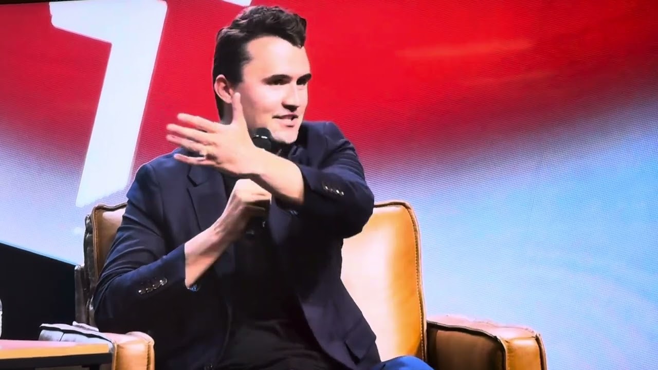 Charlie Kirk on comedy 8.10.25 Legacy Church Albuquerque New Mexico USA Freedom Night live overflow 