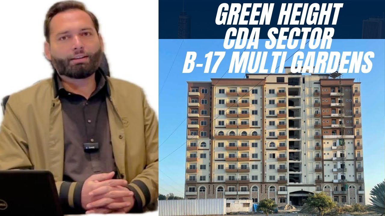 Green Heights Apartments multi gardens B-17 Islamabad 
