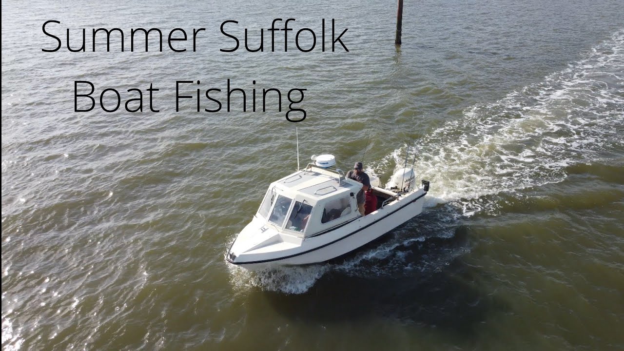 Summer daytime boat fishing in Harwich Harbour | weather testing the boat