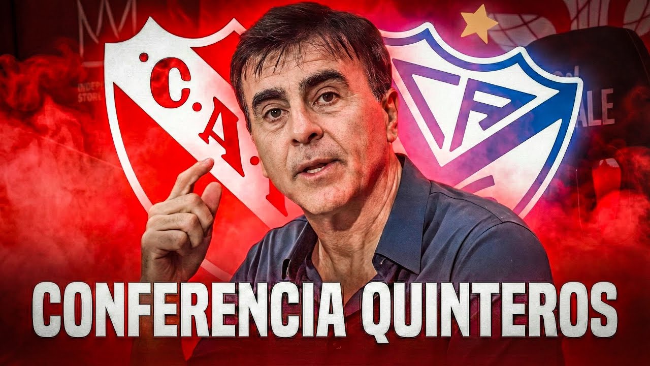 🎙️CONFERENCIA DE PRENSA DE GUSTAVO QUINTEROS “VAMOS A BUSCAR UN EXTREMO” | INDEPENDIENTE 1-1 VÉLEZ