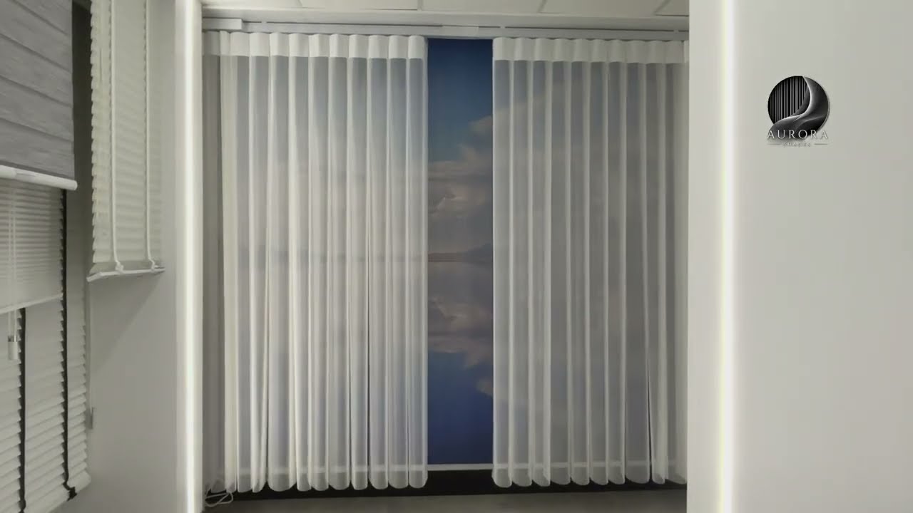 Custom Dream Curtains Toronto | The Perfect Mix of Blinds & Sheers | Aurora Shades