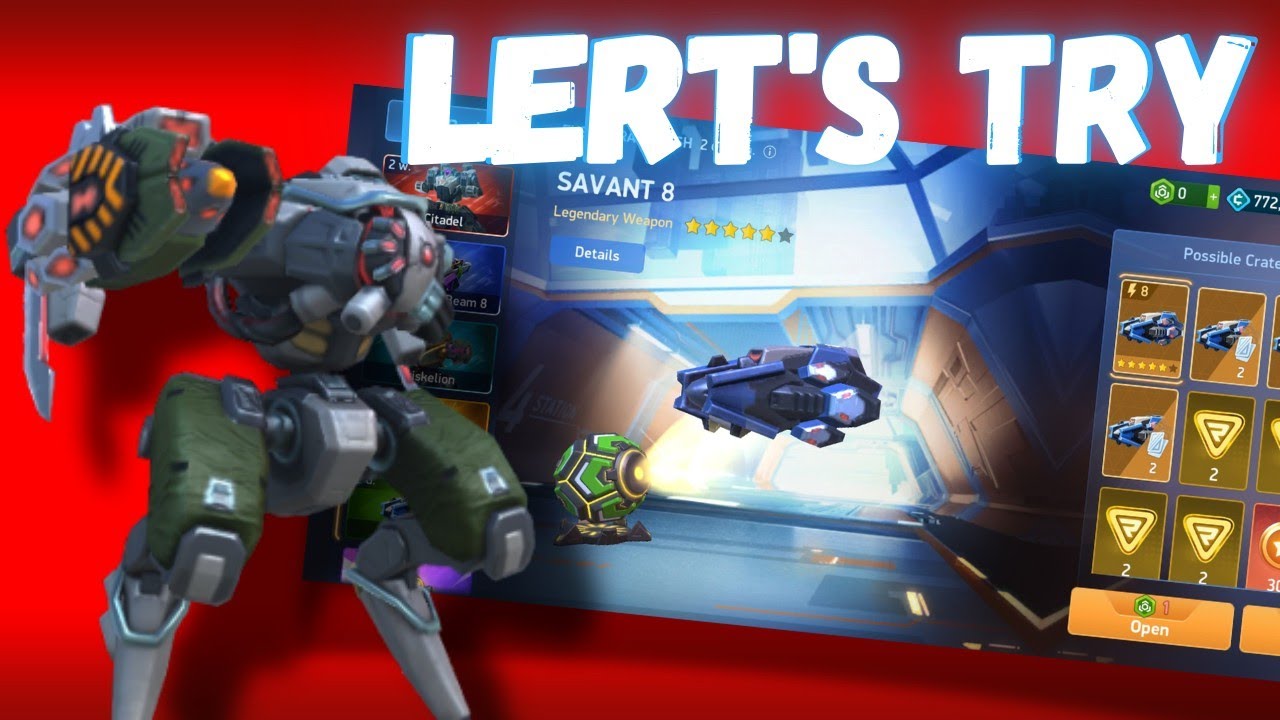 Savant 8 unlocked in one spin?🤯| Mech Arena 