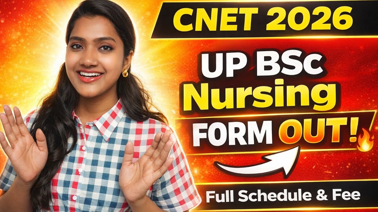 ABVMU CNET form out‼️ UP BSc Nursing form 2026 | All India Students ✅ | UP Nursing form kab aayega? 