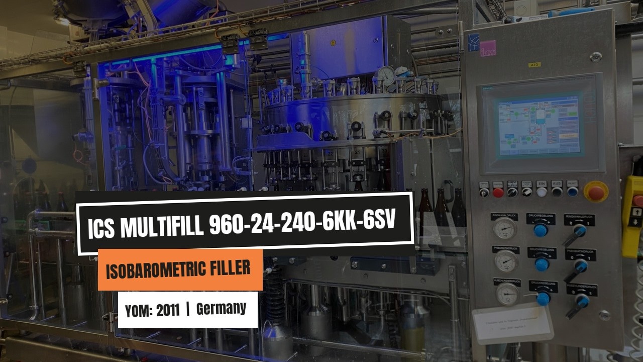 ICS multiFILL 960-24-240-6KK-6SV, Isobarometric Filler (2011) - Extended
