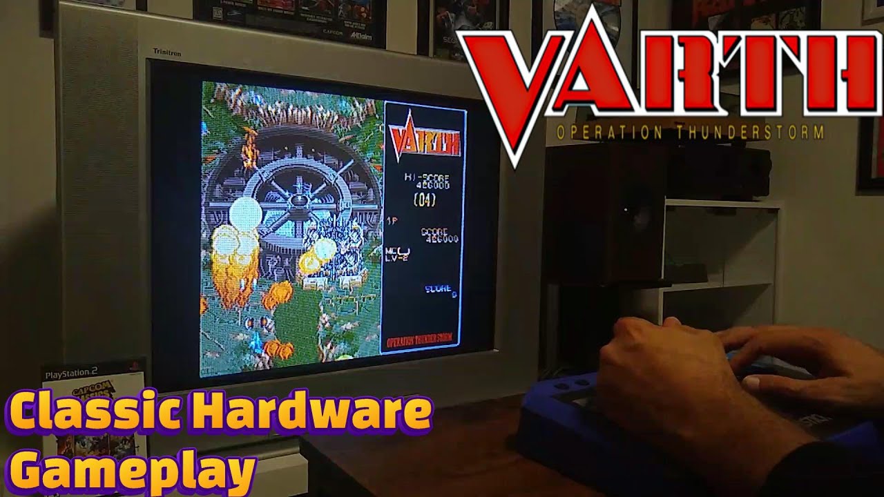 CAPCOM VARTH - Sony PlayStation 2 - Sony Trinitron | Classic Hardware | Single Credit Gameplay