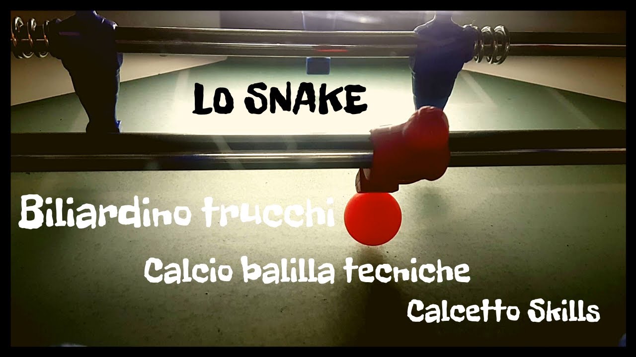 Calcio balilla tecniche|Biliardino trucchi|Lo Snake Shot|by Infinite Tutorials