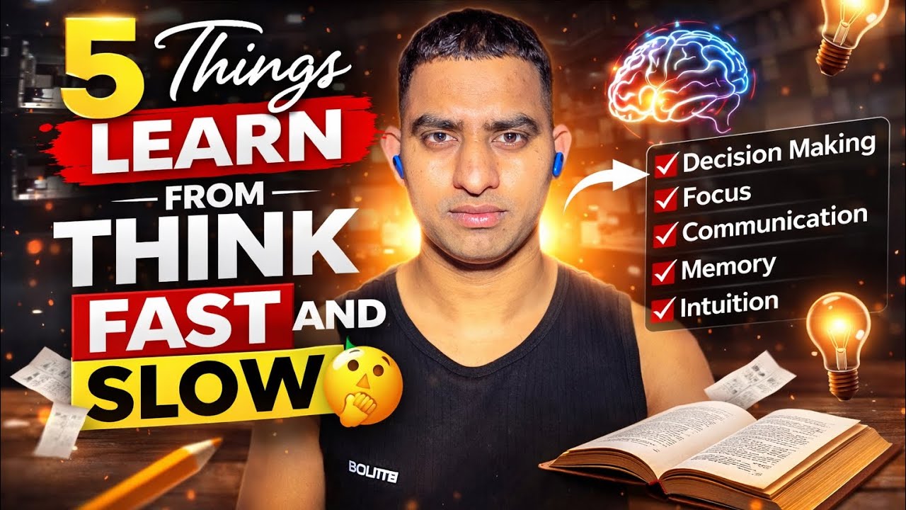 5 Things learned from Fast and Slow Book | Tajib | 365 Challenge Journey 