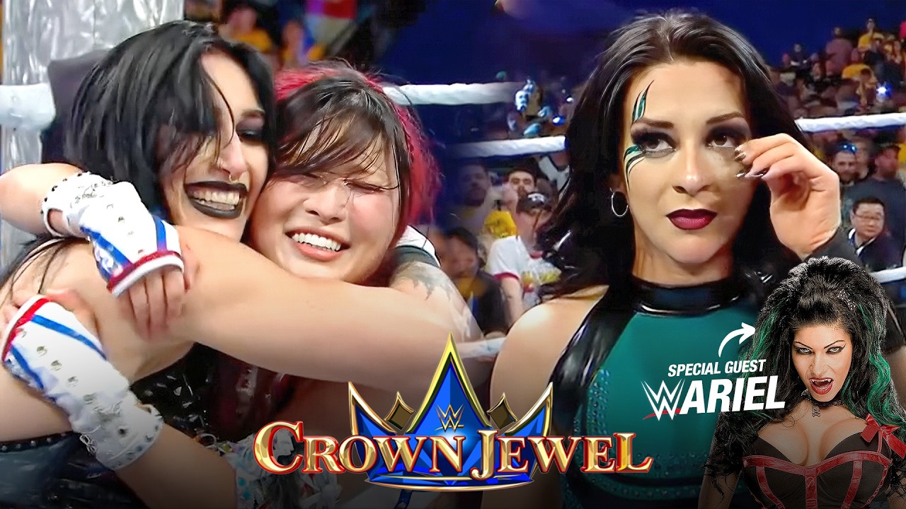 Сила любви Рии и Айо! Стефани Вакер завершает «Время Тиффи»! | Обзор WWE Crown Jewel 2025