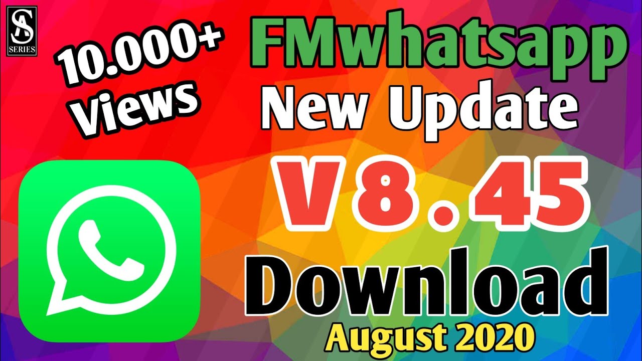 fmwhatsapp Apk Download V 8.45 August 2020. fmwhatsapp New feature. Download Link. S A SERiES