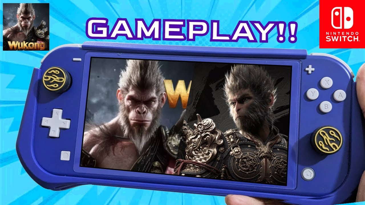 Wukong Sun: Black Legend Nintendo Switch Lite Gameplay | Black Myth: Wukong on Nintendo Switch 😭
