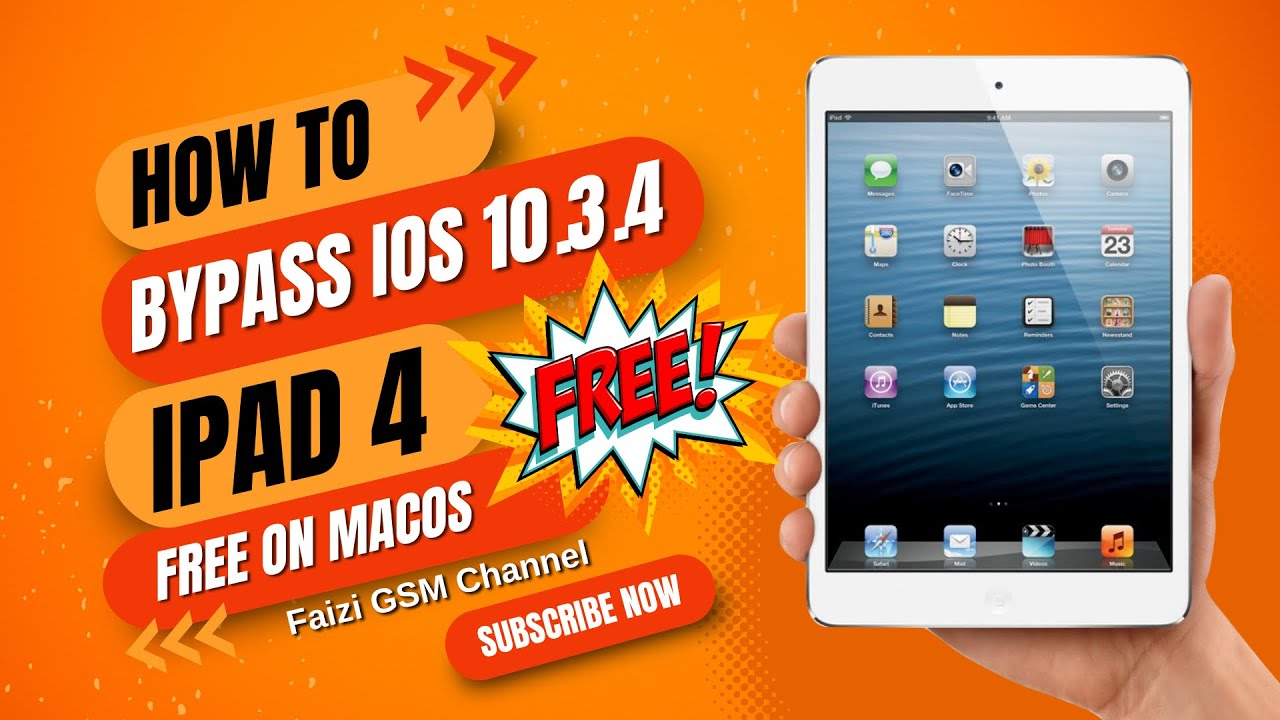 How to Bypass iPad 4 on iOS 10.3.4 | Unlocking Guide | Ipad 4 Icloud bypass Free On MacOS