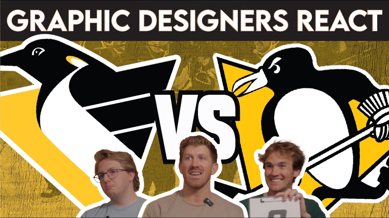 Graphic Designers React to WORST & BEST NHL Logos | 2