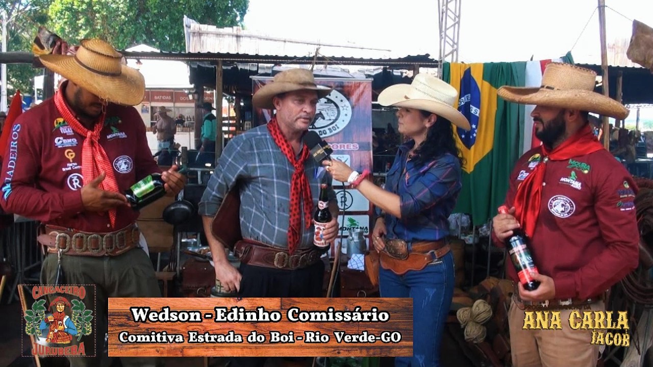 Comitiva Estrada do Boi de Rio Verde-GO no 18° Encontro Nacional de Muladeiros de Iporá-GO 2026