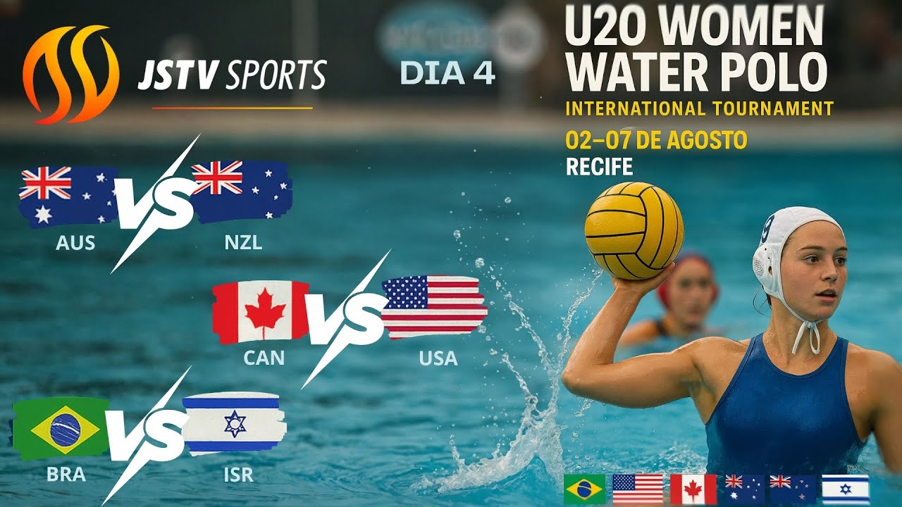 U20 Women Water Polo - Dia 4 - AUS x NZL | CAN x USA | BRA x ISR