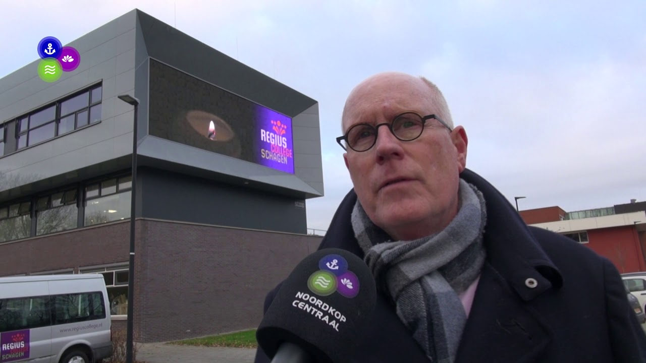 Erehaag voor Tijme Zoetelief bij Regius College