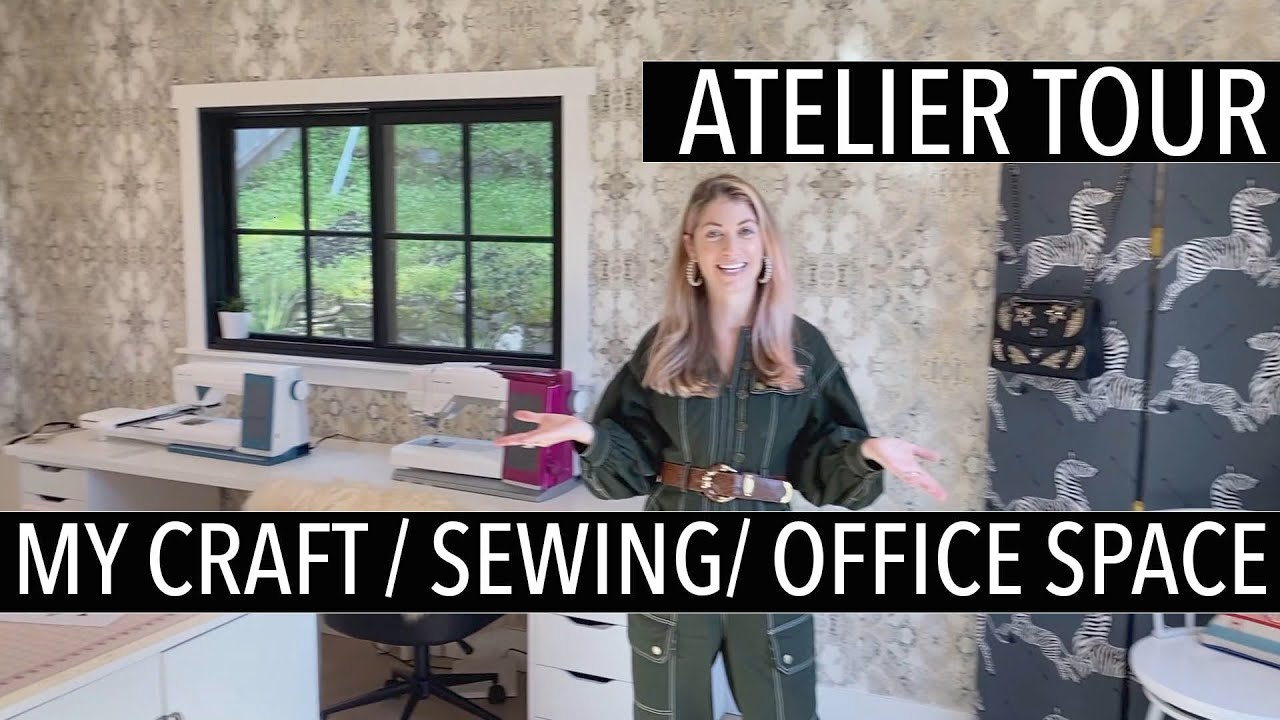 Atelier Tour : craft office sewing room