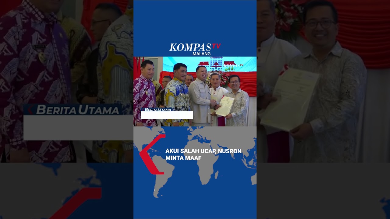 Menteri Nusron Wahid Minta Maaf soal Peryataan Tanah "Nganggur"