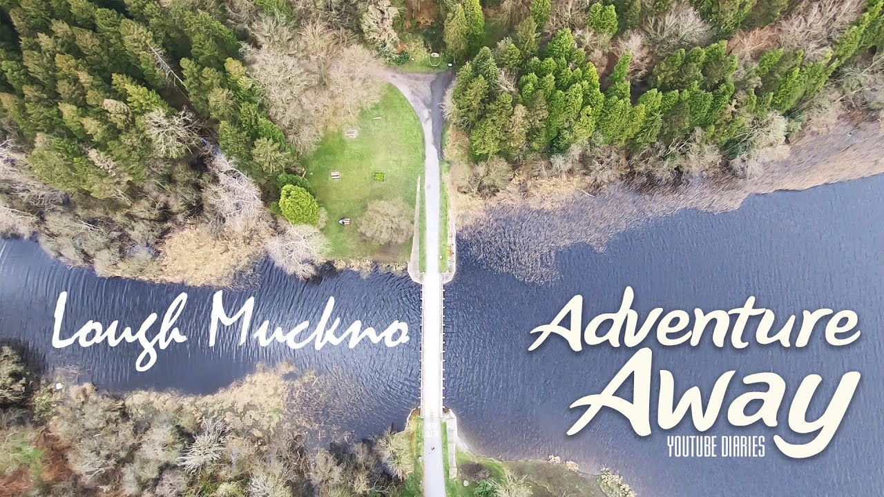 Drone Fotoage of Lough Muckno in Castleblayney Ireland