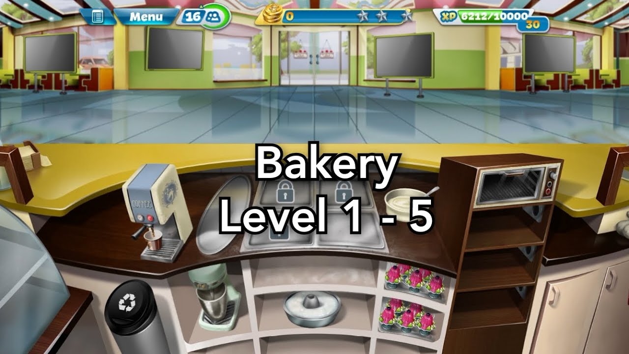 Cooking Fever - Bakery Level 1-5
