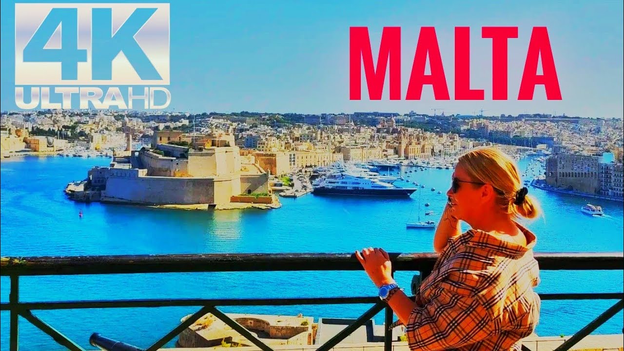 Fantastyczna Podroż na  Malte -  Xemxija Bugibba Valetta 4k