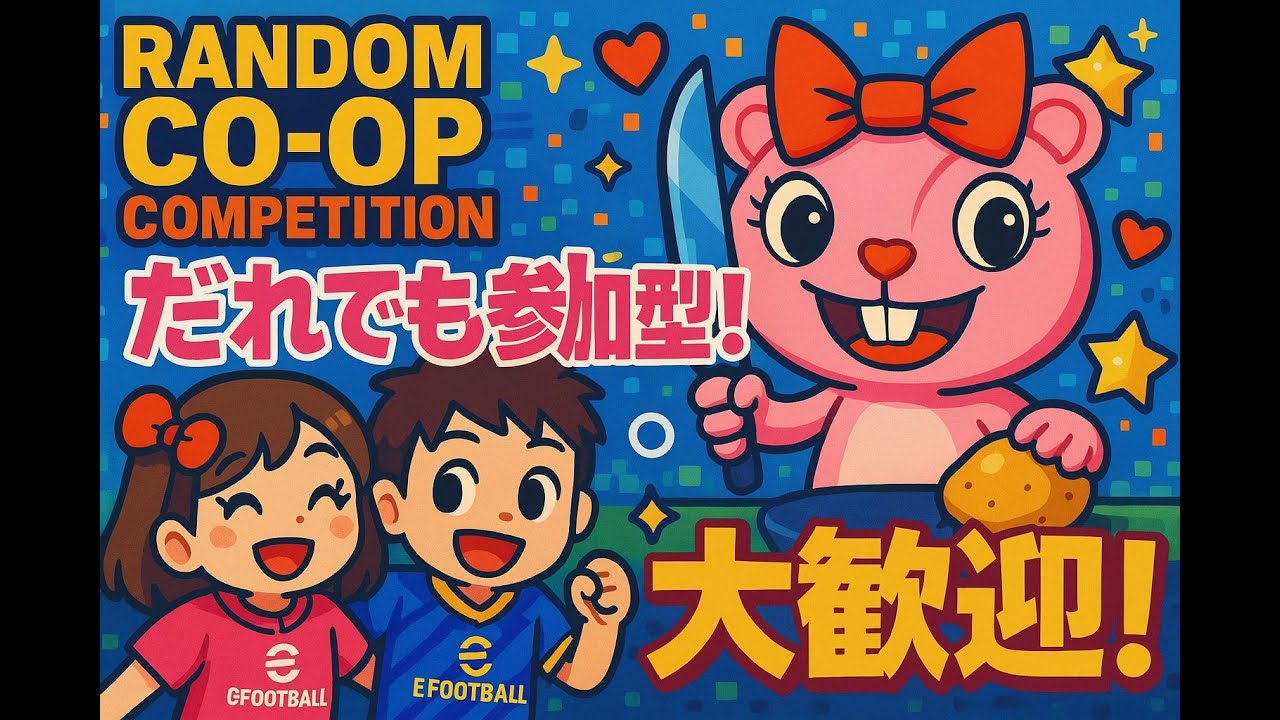 【もあゲームズ】第33回ランダムもあコープコンペティション  21時30分頃からチーム分け抽選します。20時30分～21時30分頃まで参加募集 【eFootball2025】