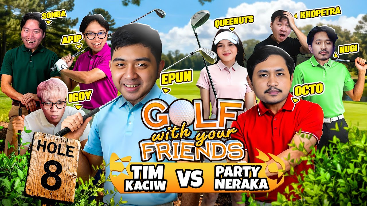 GAK NGARUH EMANK MAU GOLF DI MANA AJA KITA TETEP PRO PLAYER !!!  [ Golf With Your Friend ]
