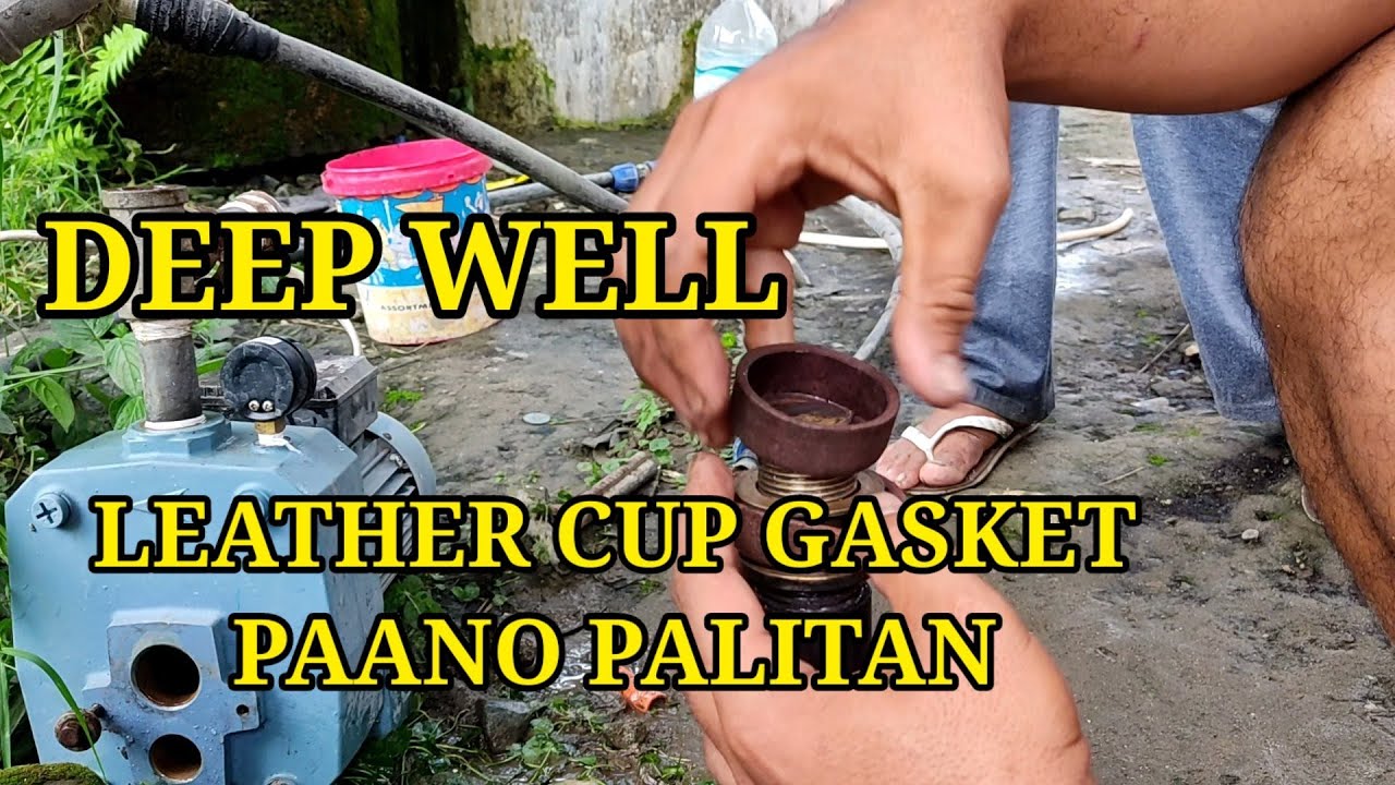 LEATHER CUP GASKET REPLACEMENT DEEPWELL SEAPUMP