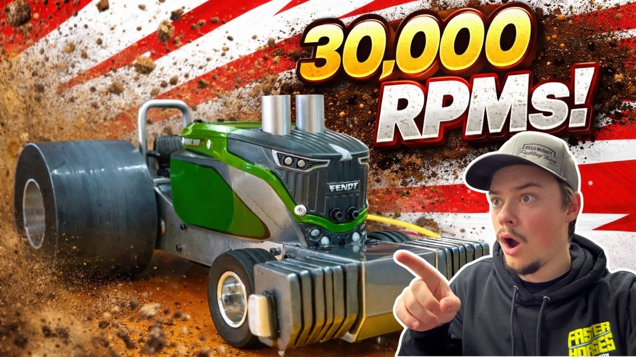 This Mini Tractor Hits 30,000 RPMs!