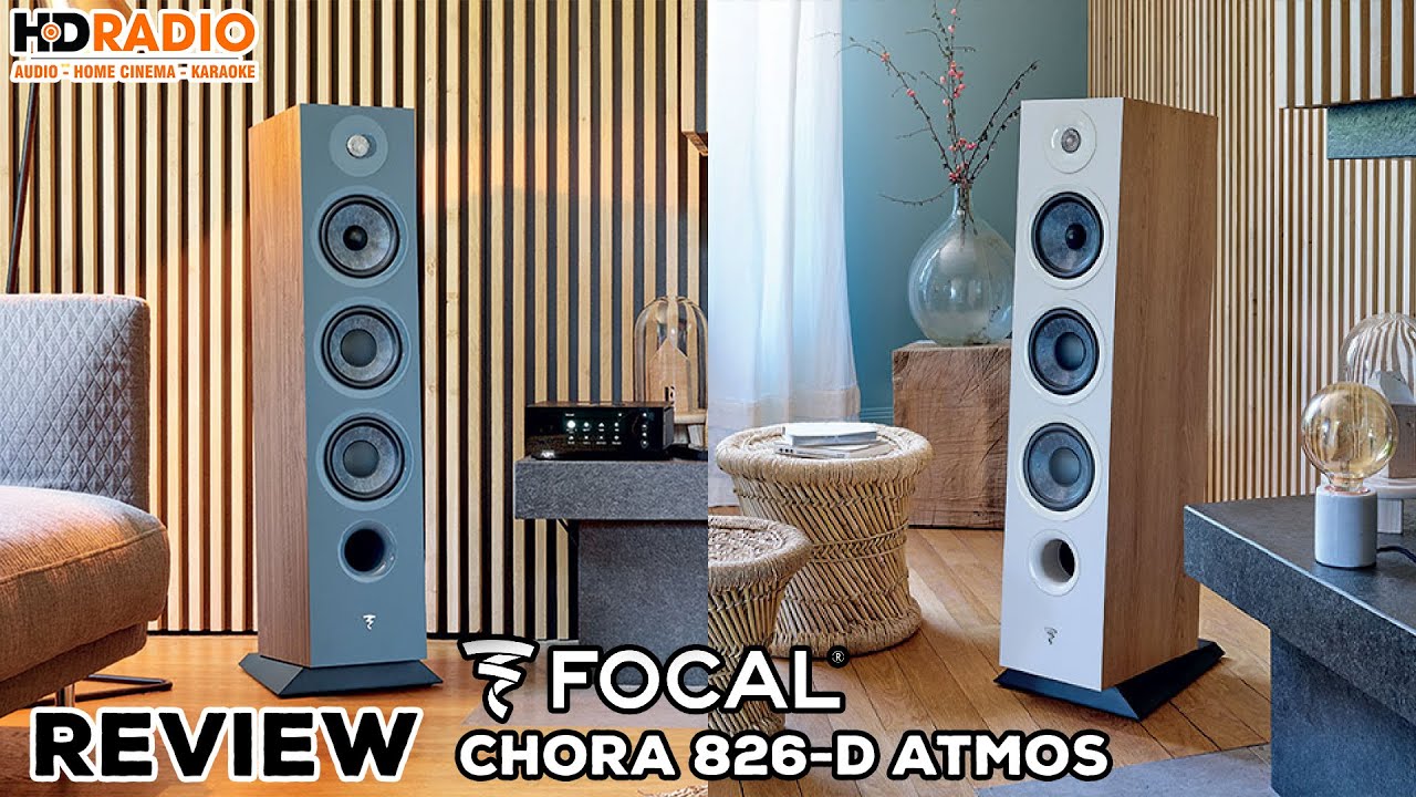 Review Loa Focal Chora 826-D Atmos ( Nhập Khẩu Từ Pháp ) // Loa 3 Đường Tiếng Hỗ Trợ Dolby Atmos®