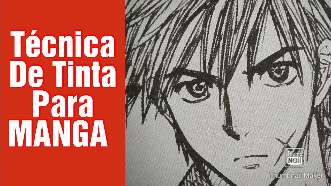 Aprende técnica de Tinta para Manga Y Anime 😍