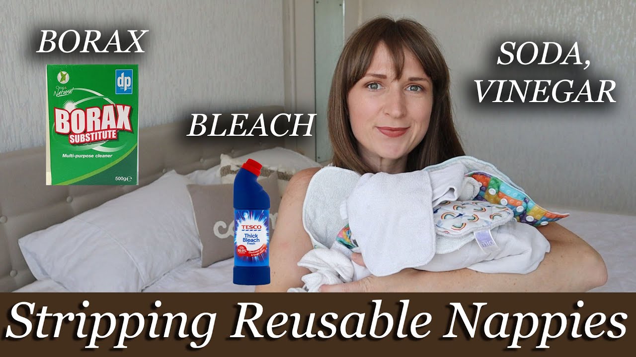 HOW TO STRIP CLOTH DIAPERS 3 WAYS & COMPARISON | ALINA GHOST