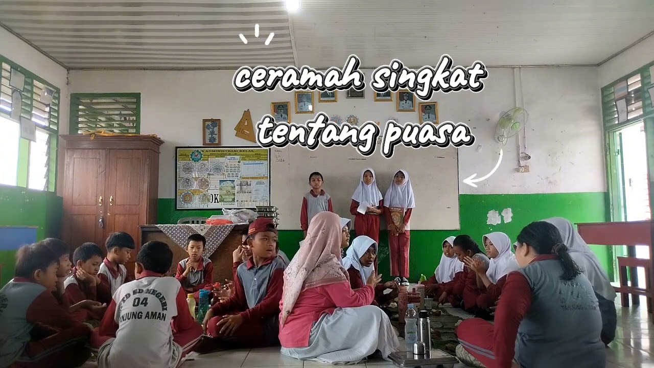 menyambut bulan suci ramadhan kelas 5a