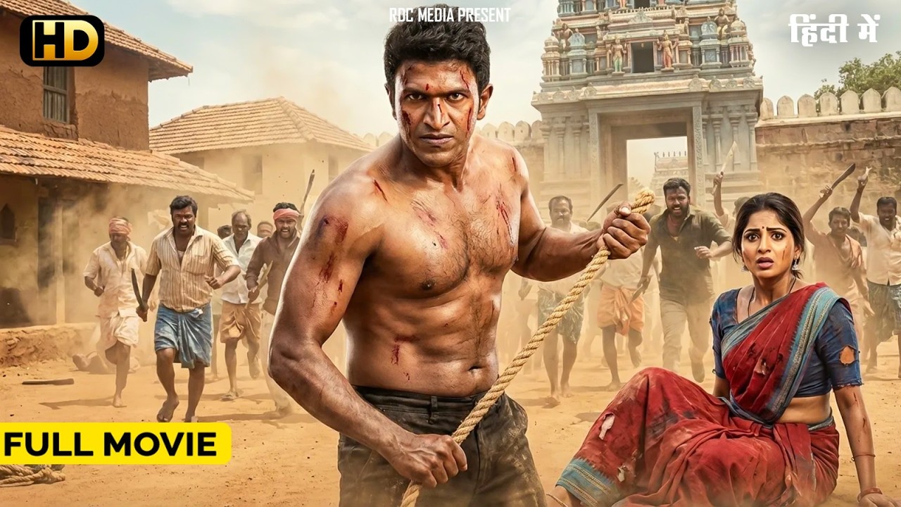 Powerstar Puneeth की अब तक की सबसे खतरनाक एक्शन हिंदी मूवी | South Action Thriller Movie #trending