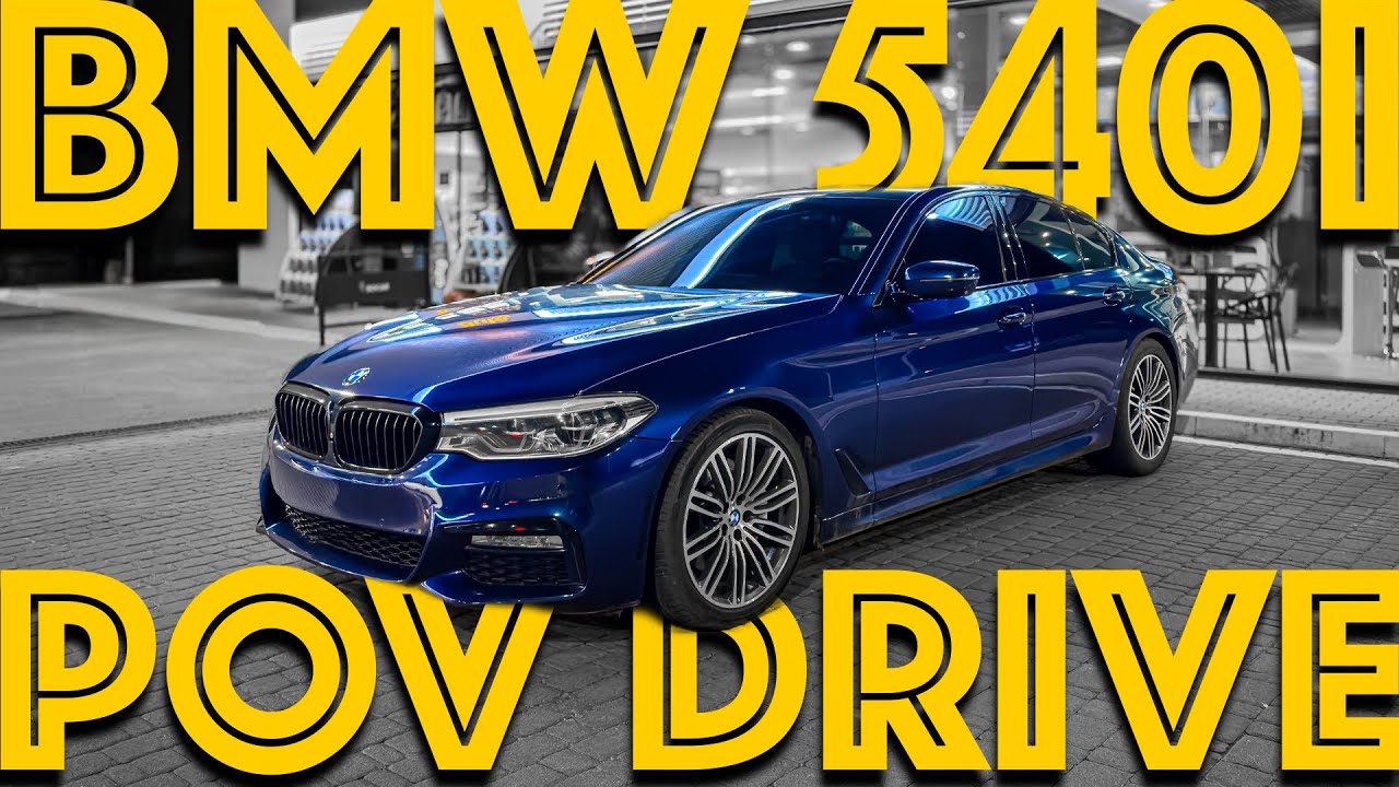 POV Drive BMW 540i G30 — Speed and Comfort Redefined