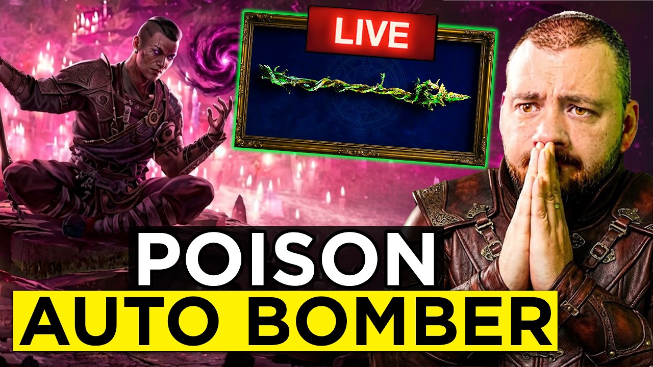 Repulsion Poison Auto Bomber - Acolyte of Chayula - Act 1 to Endgame Path of Exile 2