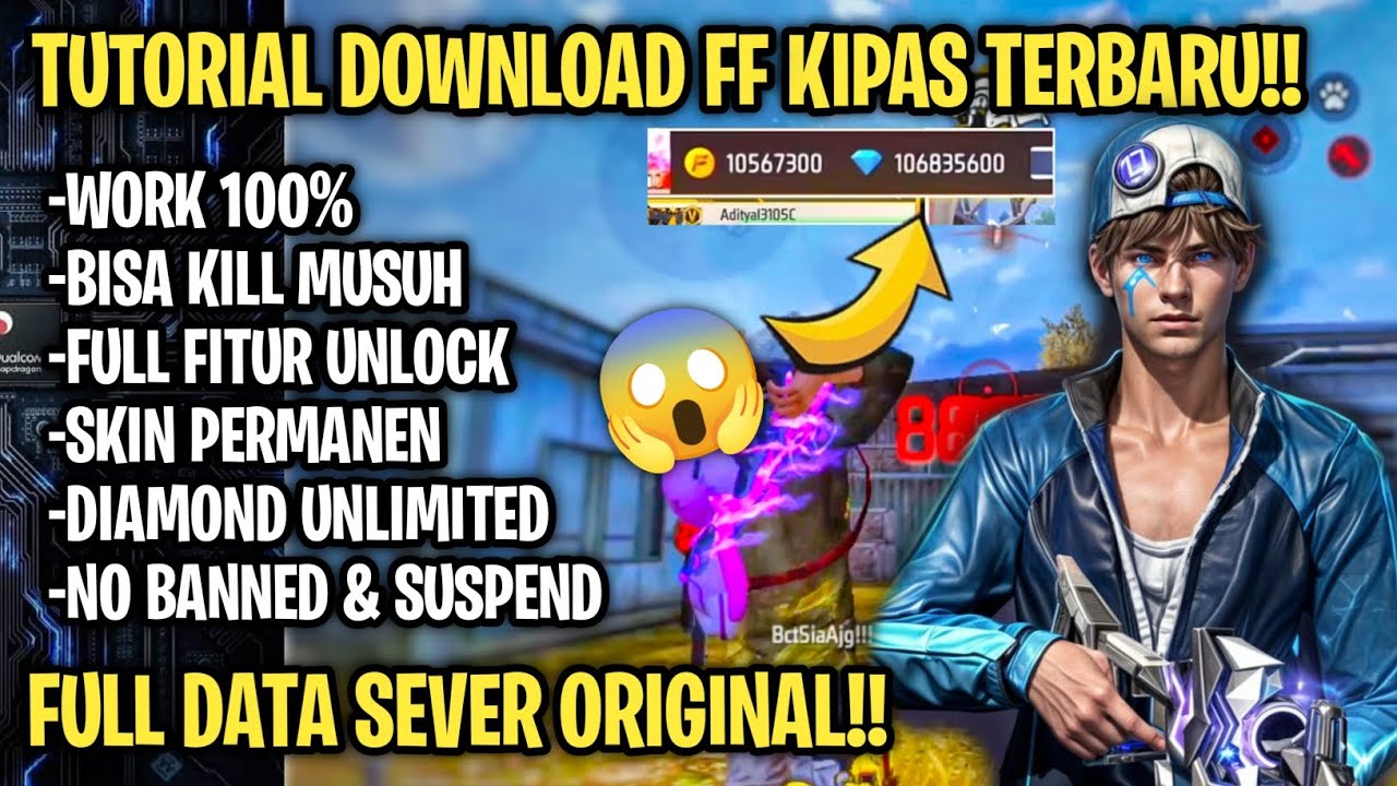 FF KIPAS TERBARU 2026 !! CARA DOWNLOAD FF KIPAS TERBARU !! FF BETA TESTING!!