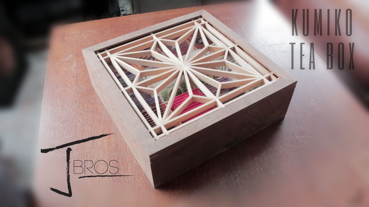 Making a Kumiko Tea Box - Woodworking ASMR
