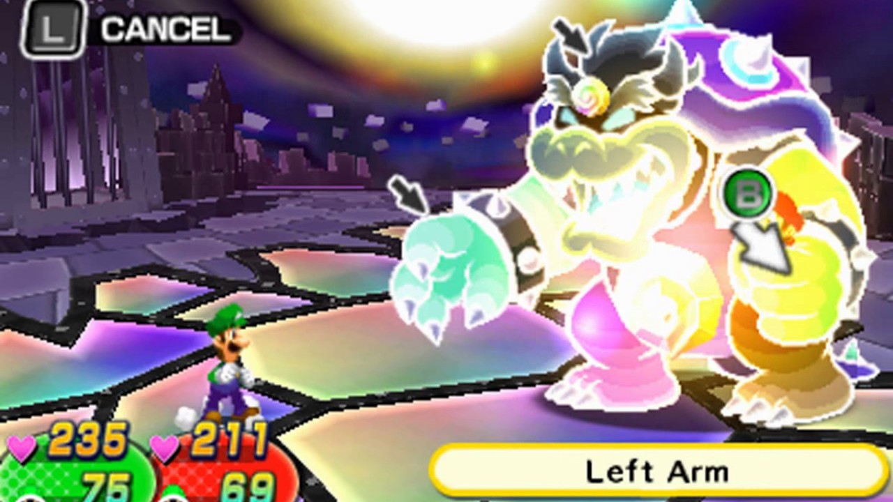 Mario & Luigi: Dream Team Boss 25 (Final Boss) - Dreamy Bowser