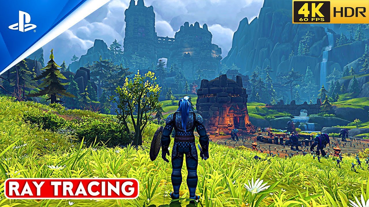 WORLD OF WARCRAFT (2023) | Ray Tracing ULTRA High Graphics PS5 Controller Gameplay [4K 60FPS HDR]