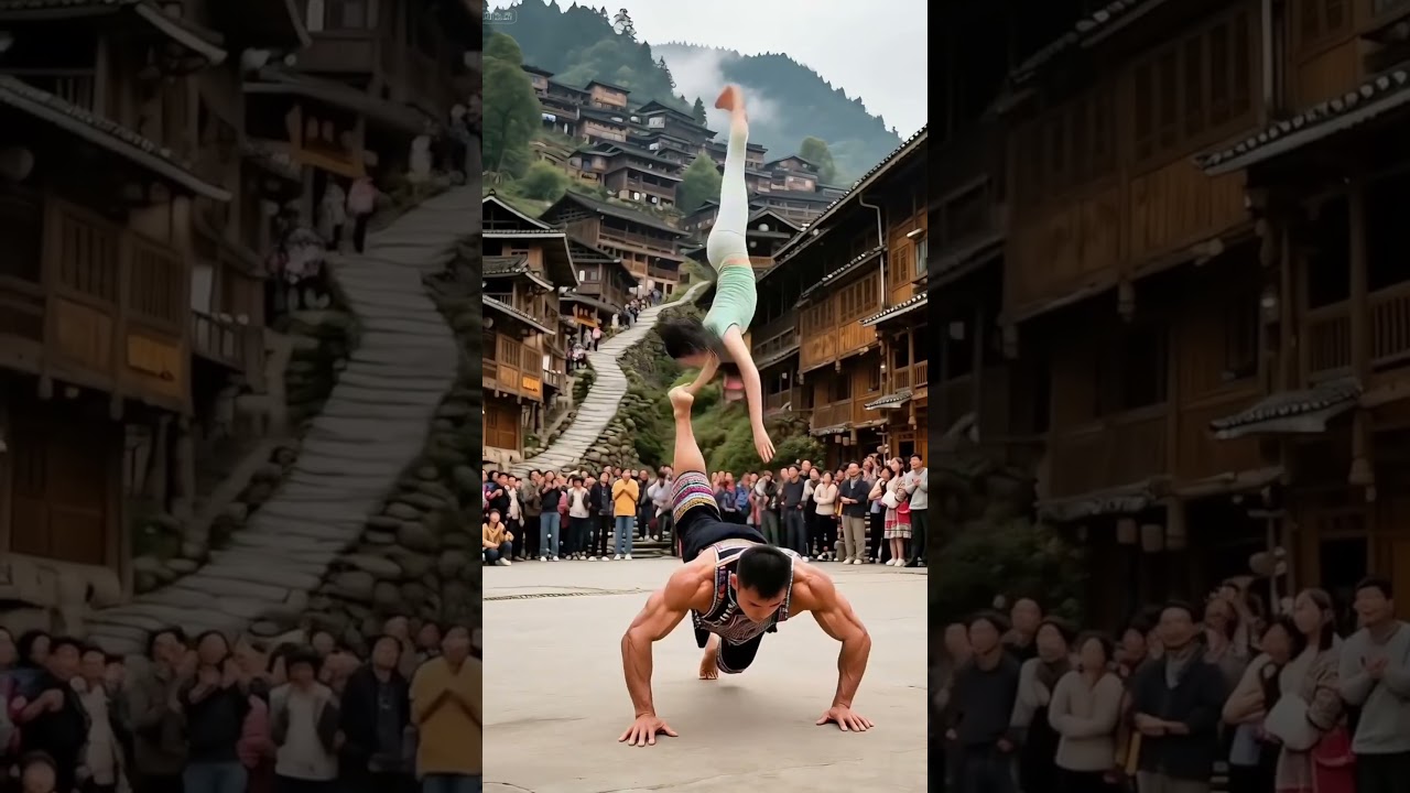 short viral circus Chinese video