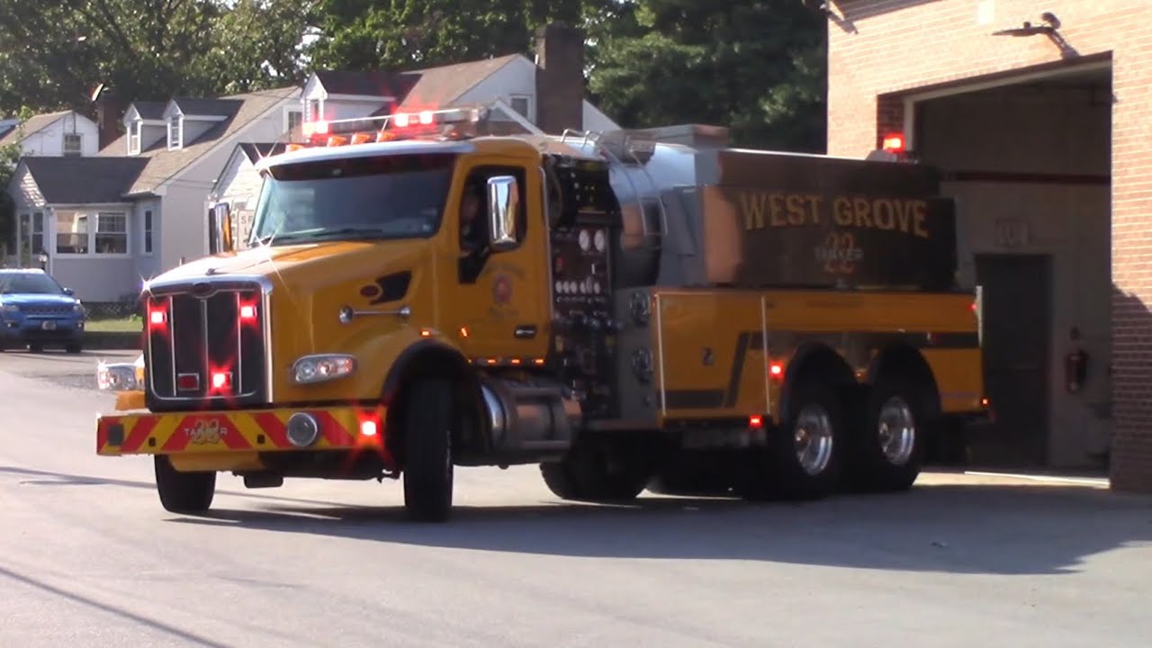 West Grove Fire Company Gas Leak Response video