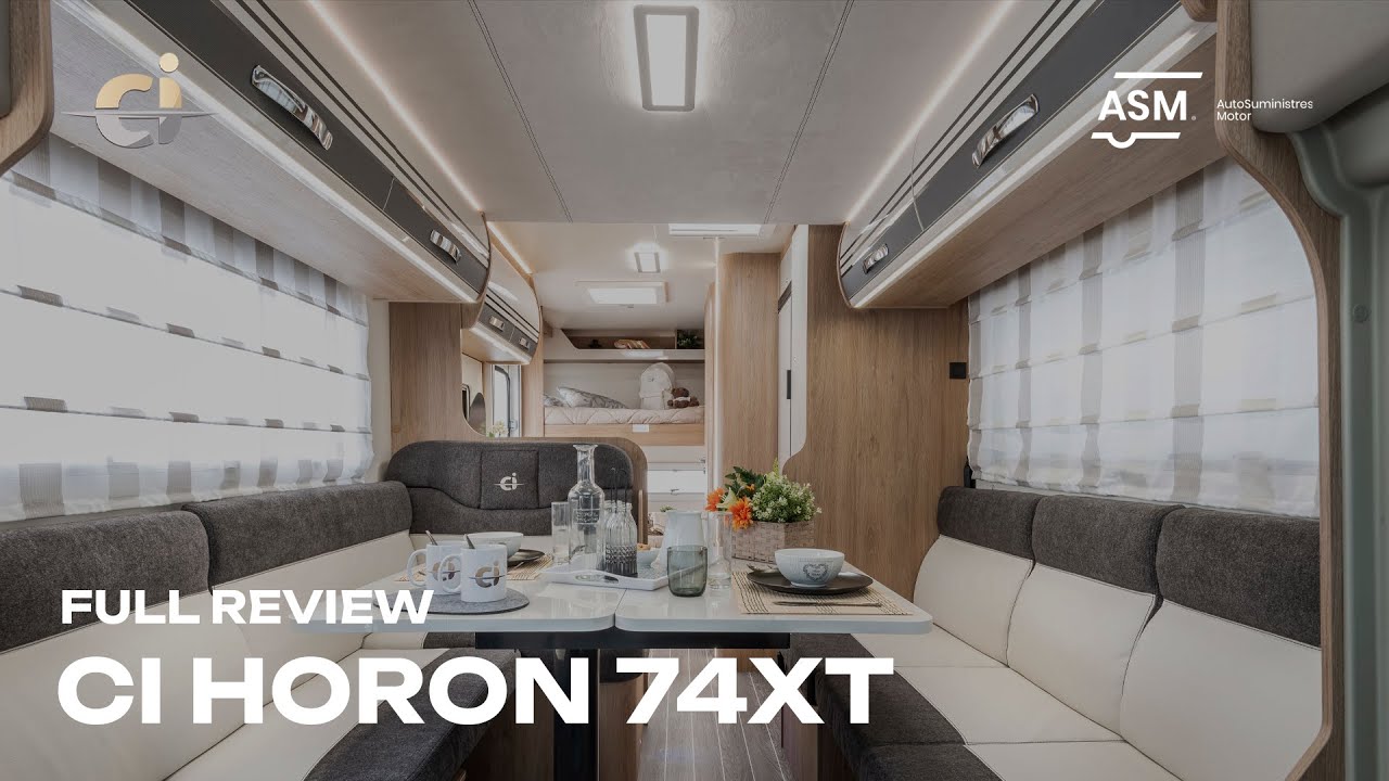 &iexcl;El Comedor m&aacute;s grande visto en una Autocaravana! &middot; CI Horon 74 XT &middot; Full Review 4K