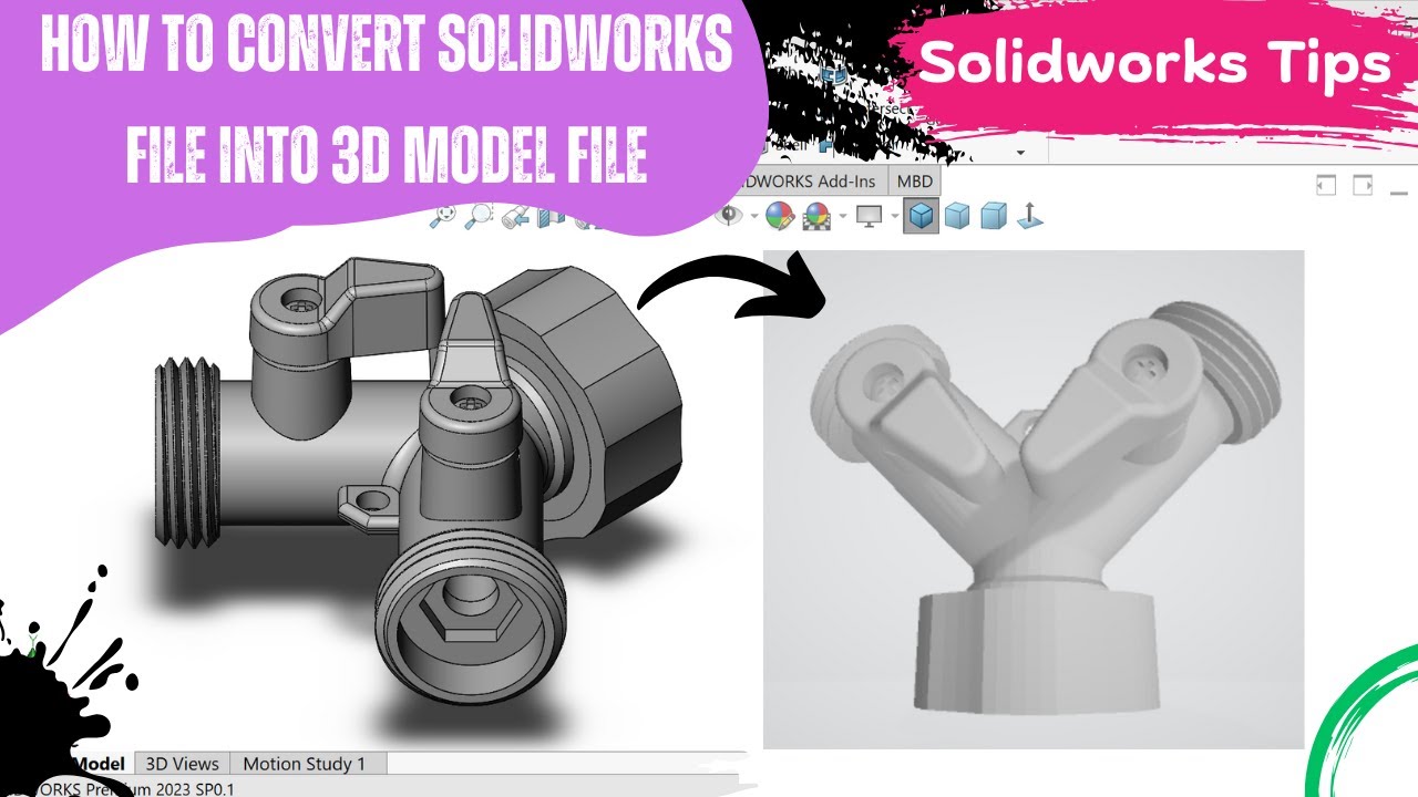 What's The FASTEST Way To Convert SolidWorks To 3D Files